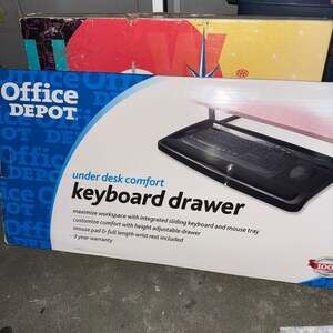 Office Depot Under Desk Comfort Sliding Keyboard Drawer
